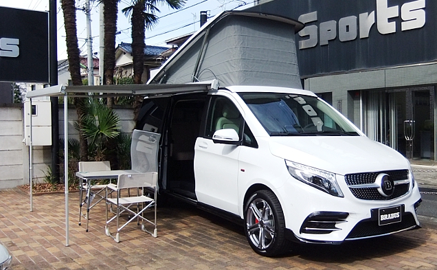 BRABUS V300D MarcoPolo D30 ﾛﾝｸﾞ ｷｬﾝﾋﾟﾝｸﾞｶｰ 4人乗 