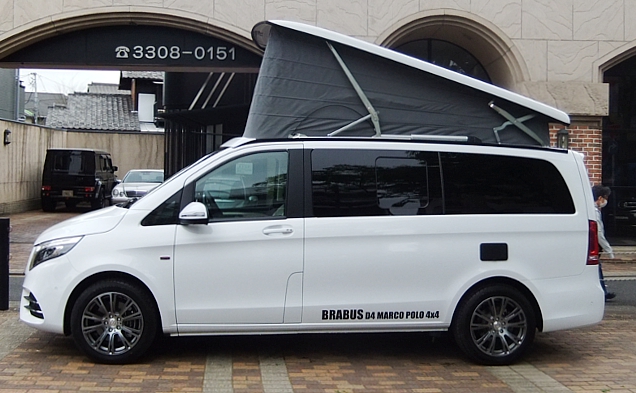 BRABUS V250D MarcoPolo D4 ﾛﾝｸﾞ ｷｬﾝﾋﾟﾝｸﾞｶｰ 4人乗 