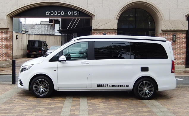 BRABUS V250D MarcoPolo D4 ﾛﾝｸﾞ ｷｬﾝﾋﾟﾝｸﾞｶｰ 4人乗 