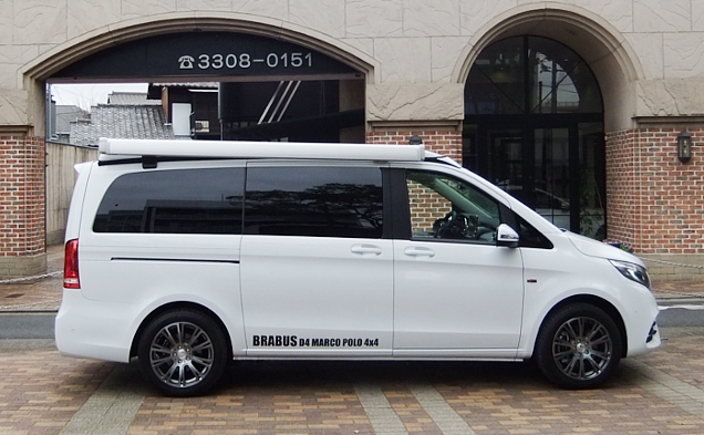 BRABUS V250D MarcoPolo D4 ﾛﾝｸﾞ ｷｬﾝﾋﾟﾝｸﾞｶｰ 4人乗 