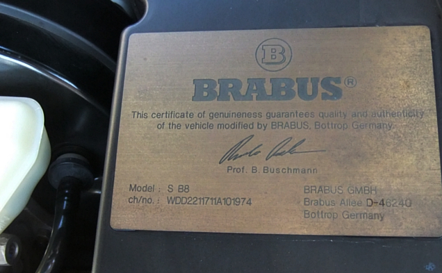 BRABUS S B ﾍﾞﾝﾂ