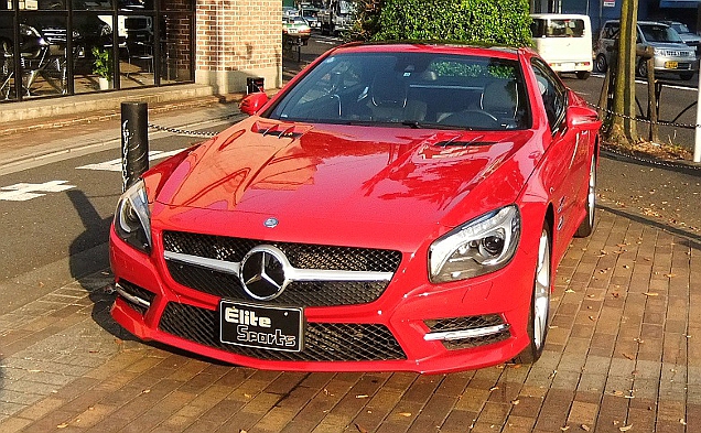 SL550　ﾌﾞﾙｰｴﾌｨｼｪﾝｼｰ AMGﾊﾟｯｹｰｼﾞ　ﾍﾞﾝﾂ